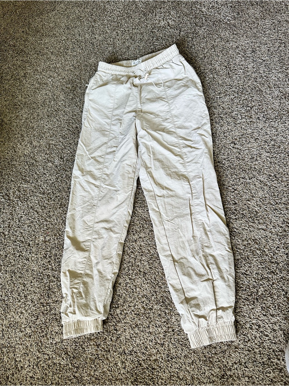 Wilo The Label Lightweight Joggers - Size XS - Cream/Beige
